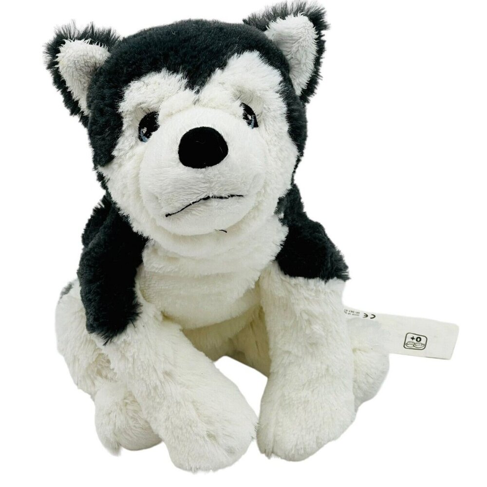 Ikea Livlig Siberian Husky Dog Plush Puppy Stuffed‎ Animal 10 inches